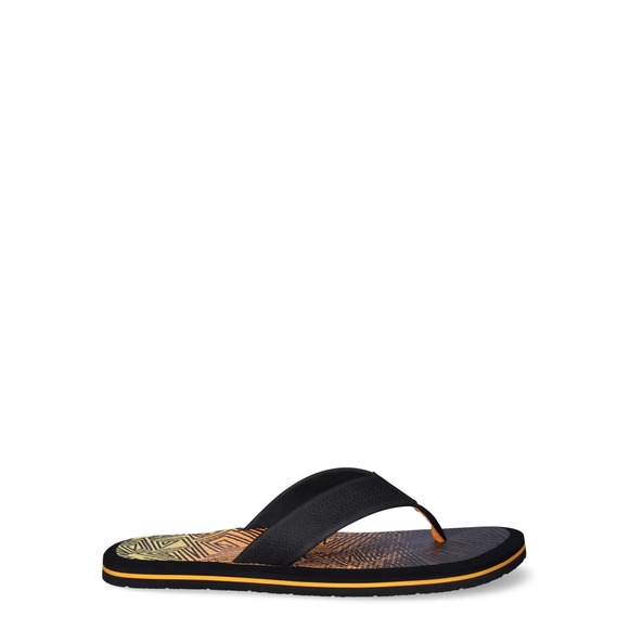 George Mens Ocean Flip Sandals Black Size 8 - Picture 6 of 6